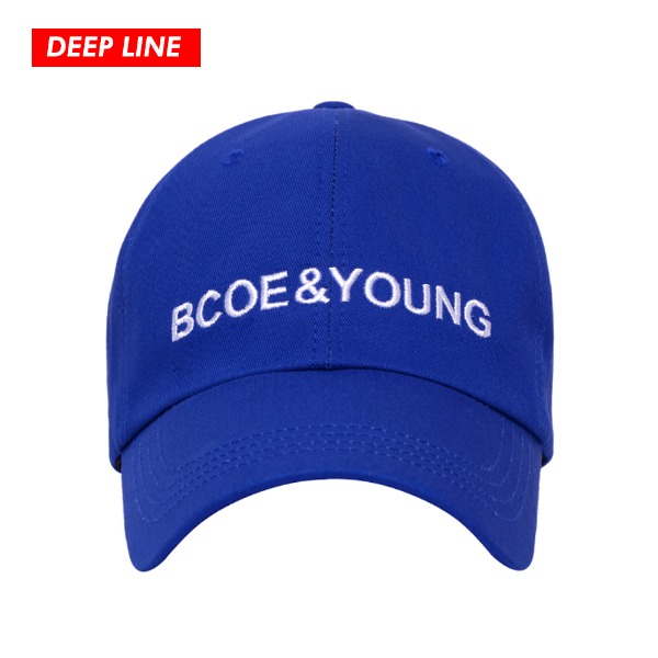 BCOE&amp;YOUNG 딥라인 볼캡 블루